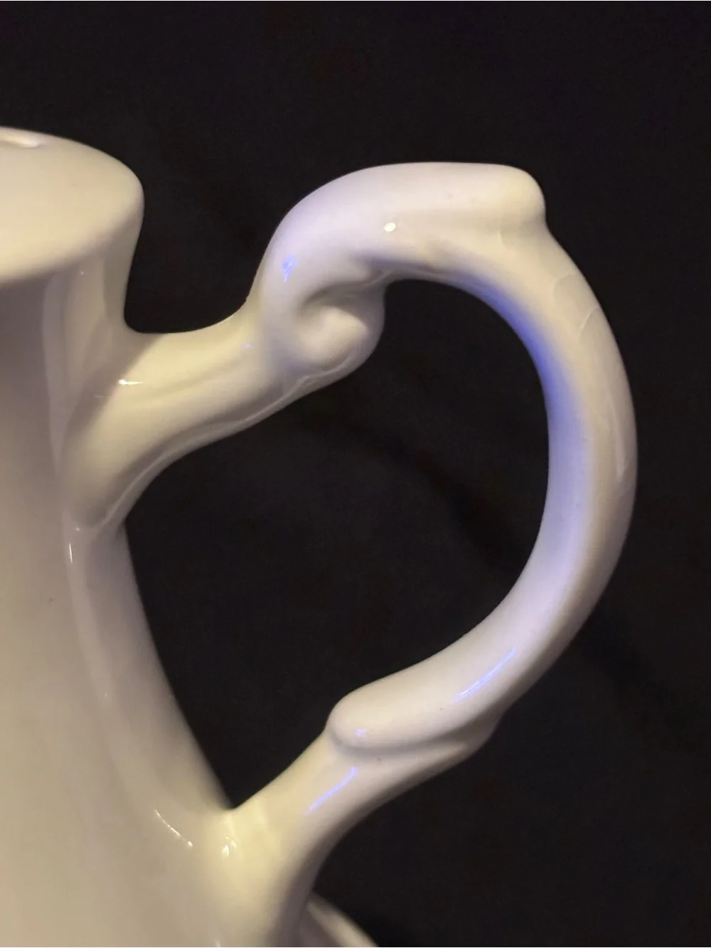 Vintage All White Meakin Salt & Pepper Shakers.